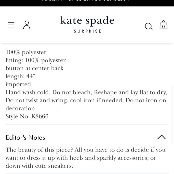 Kate Spade orchard midi dress with a puff sleeve 🍎 - Picture 9 of 9